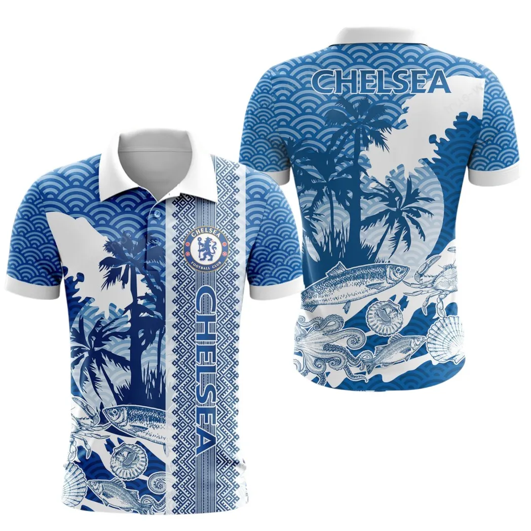 Chelsea  Polo Shirt, All Over Print Shirt KH271025019